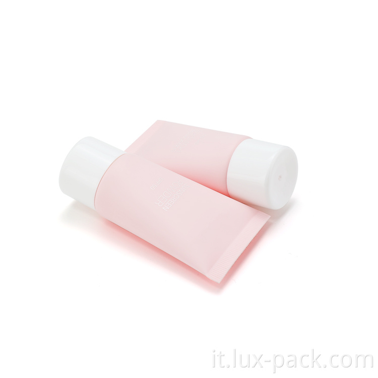 Tubi molli per cosmetici da viaggio in plastica vuoti Flip Top a mano Tubi